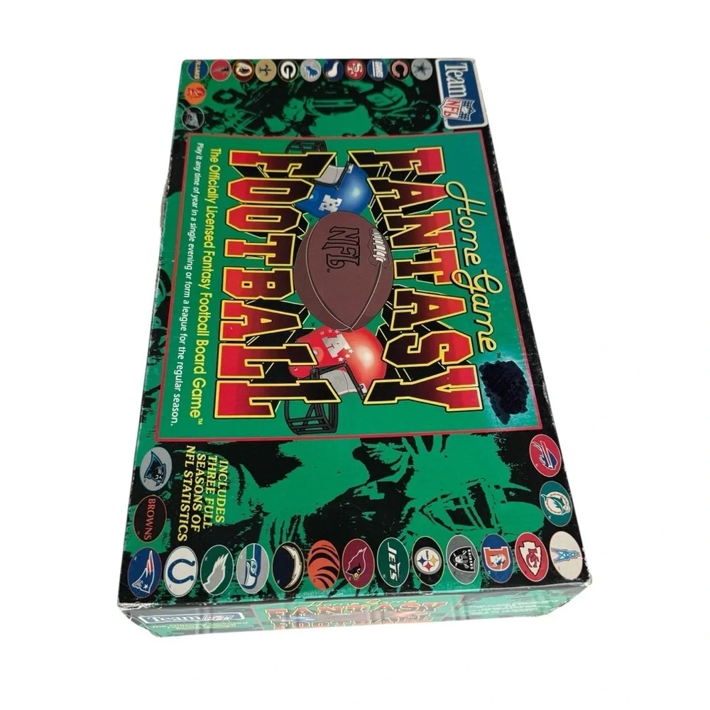 NFL Fantasy Football Board Game TDC Games Vintage 1994 Home Game